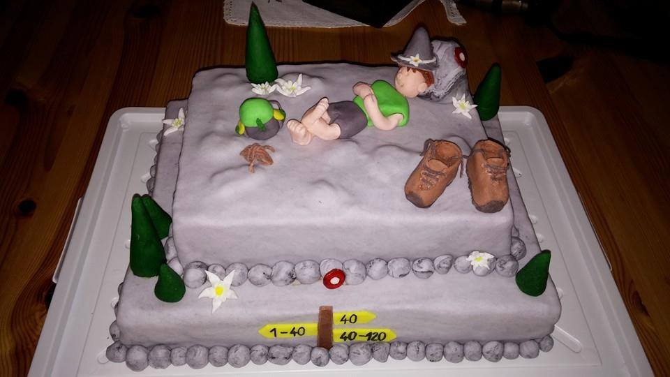 Igor Gruber 40th birthday cake